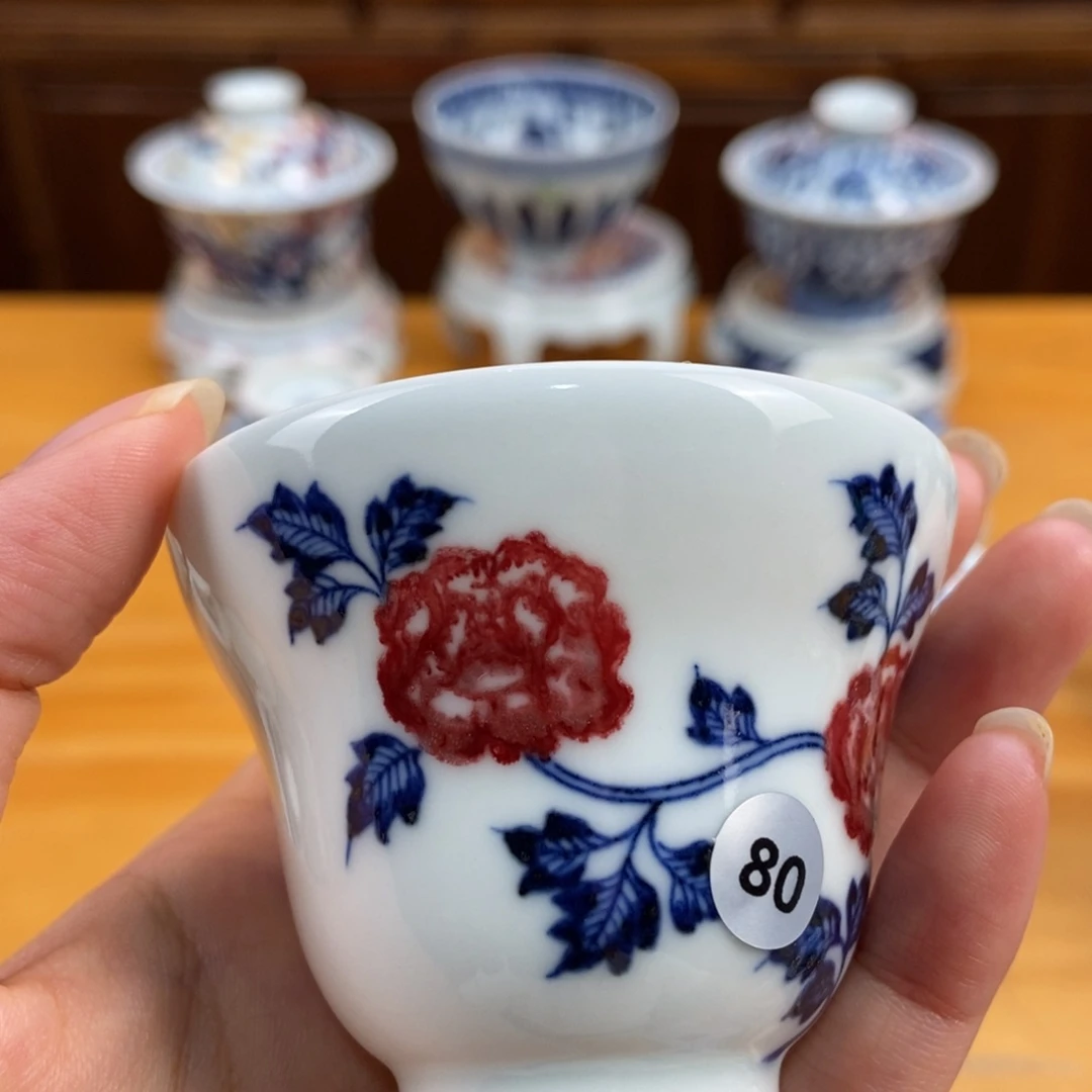 手绘现代茶具非古董