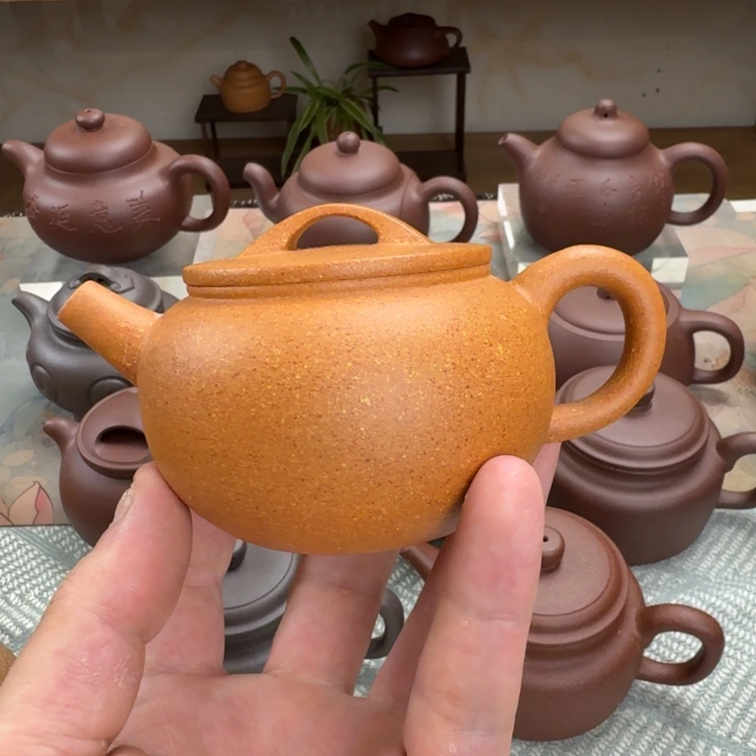 茶壶紫砂微瑕 汉瓦 145cc
