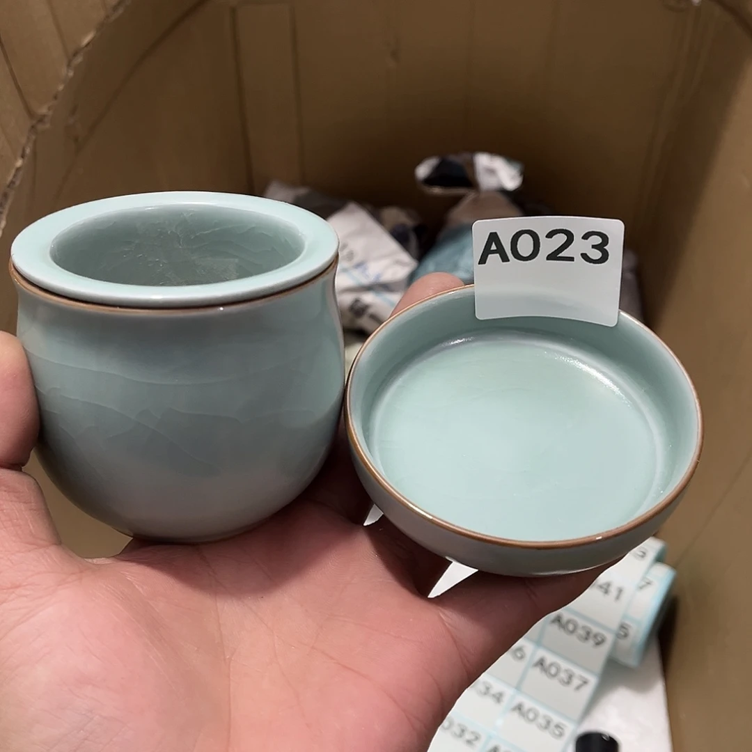 瓷片茶摆件微瑕介意勿拍