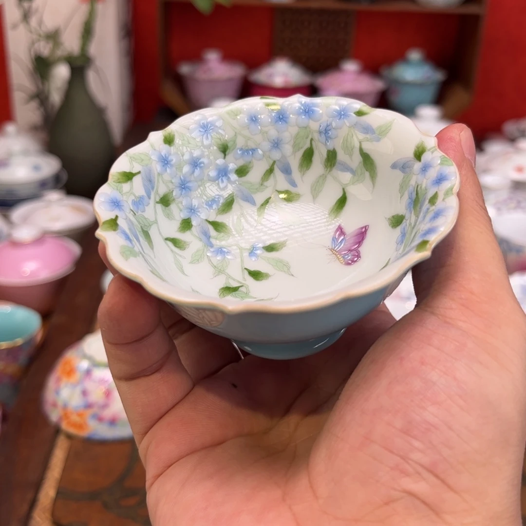 景德镇纯手绘陶瓷茶具