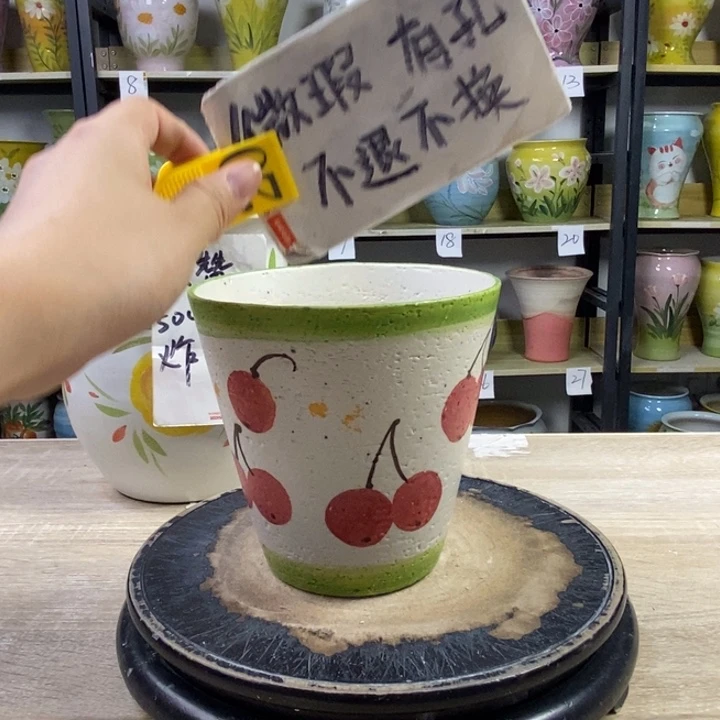 景德镇高温陶瓷花盆