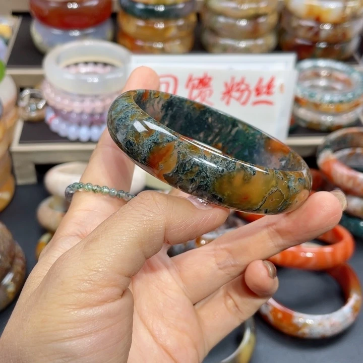 【闪购商品】手镯玛瑙/玉髓未镶嵌冰*哥04