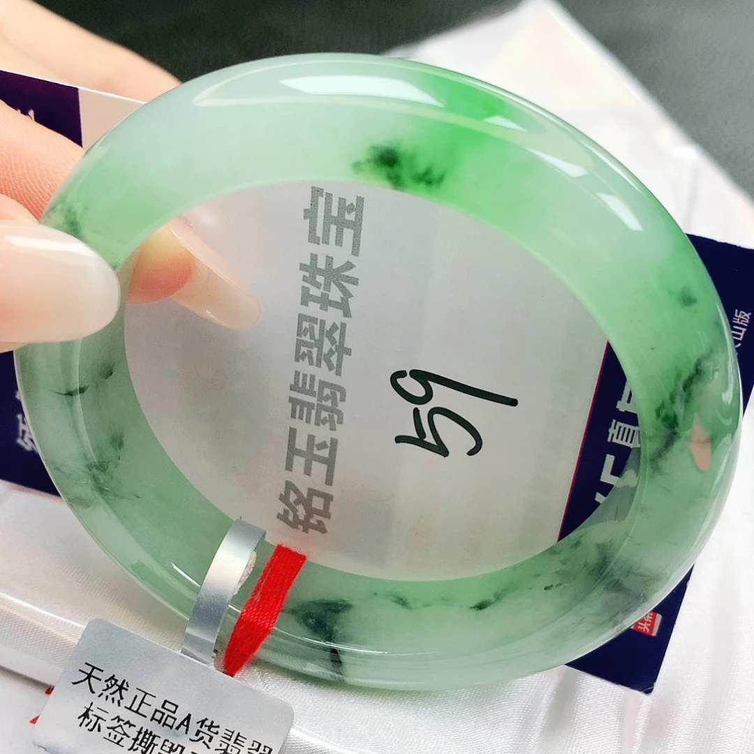 翡翠未镶嵌手镯缅甸天然a货翡翠手镯