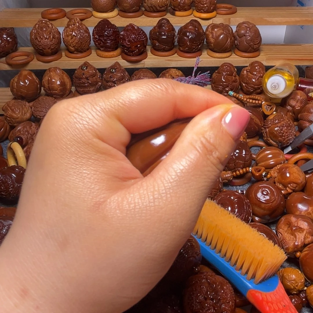 吊坠橄榄核独款三面