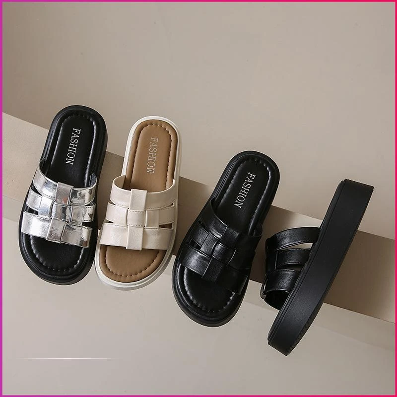 踩屎感孕妇软底拖鞋女款2025年夏季新款外穿百搭脚宽胖厚底凉拖鞋