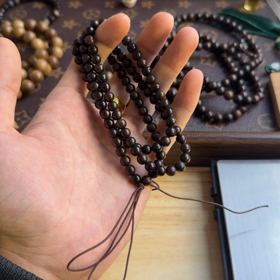檀香木手串/手链太妃糖系列0.6阴沉百年沉水