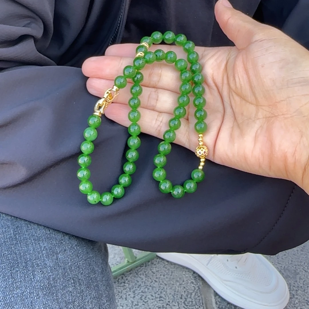 颈饰未镶嵌和田玉俄碧设计款卡8