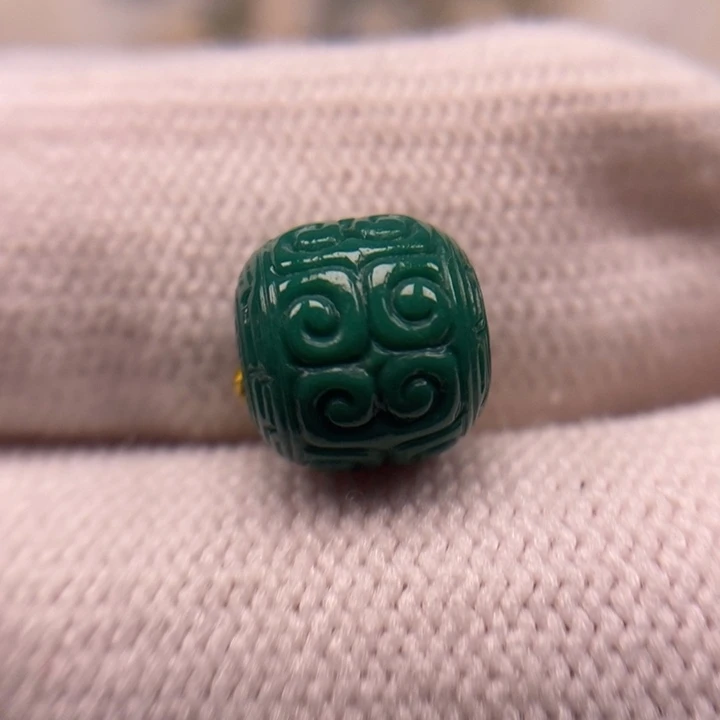 未镶嵌绿松石回纹老型9.5mmAA1023