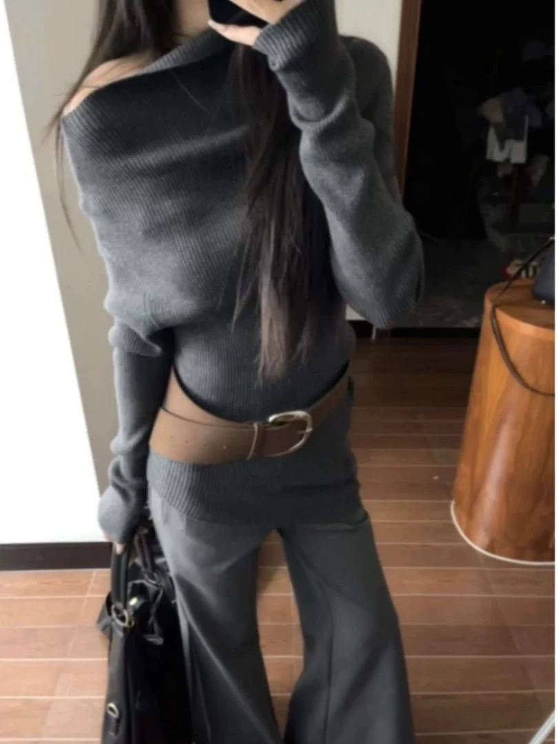 【29-99】上衣开衫毛衣长袖针织衫时尚套装打底衫