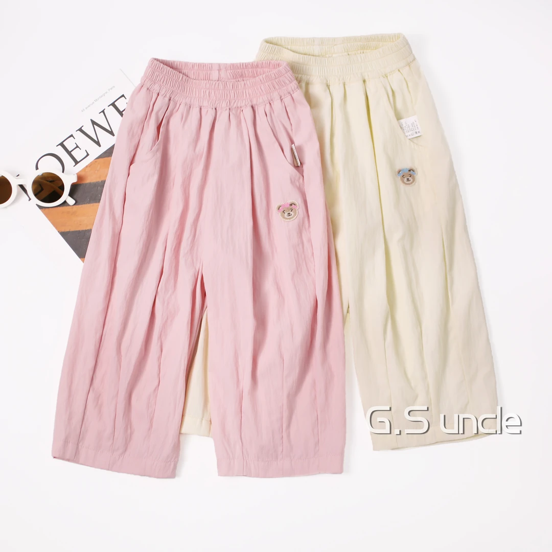 【白桃冰淇淋】H25153夏季女宝百搭休闲裤时尚