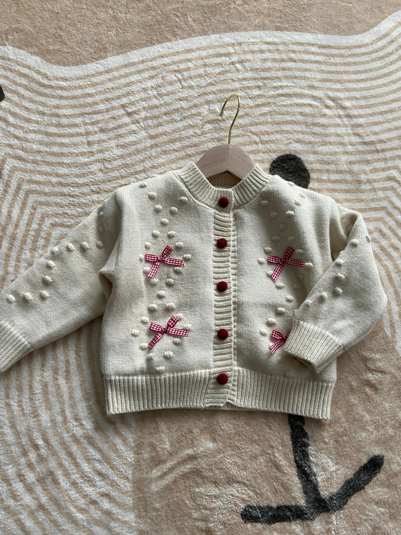 针织衫宝宝圆领加绒加厚款上衣厚款