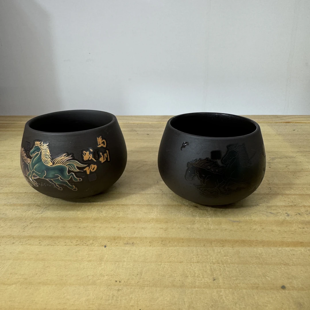 当代 马到成功主人杯（一对）