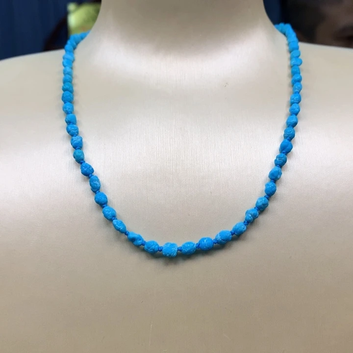 未镶嵌绿松石长链