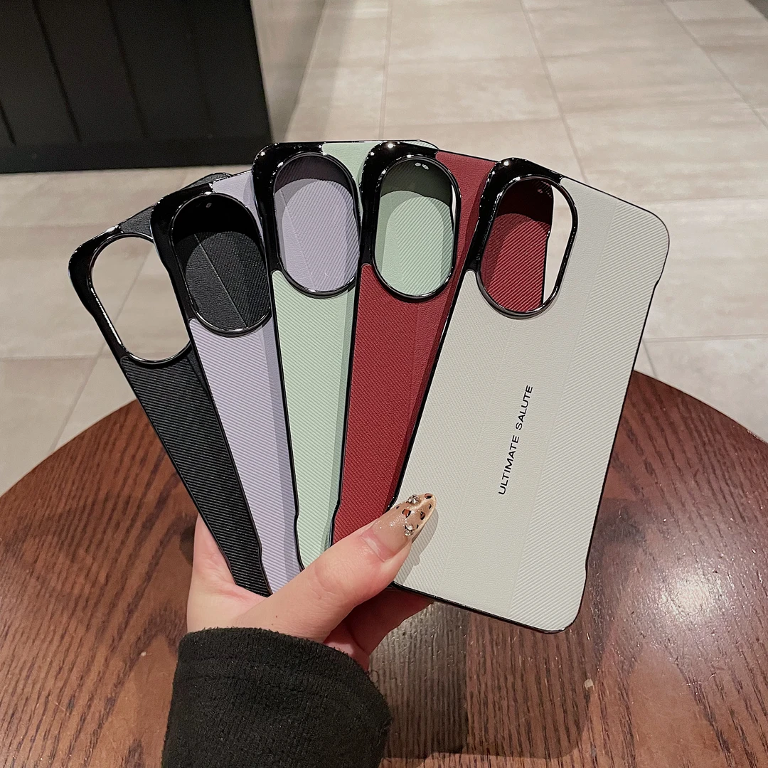 适用华为Nova13手机壳新款Nova13Pro保时捷超薄防摔电镀无边框款