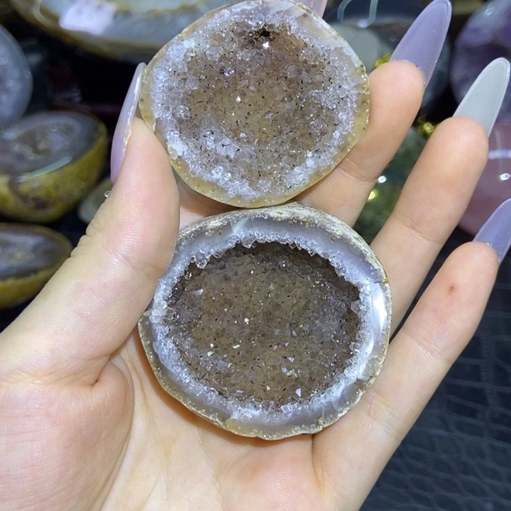 未镶嵌珠宝半成品水晶聚宝盆