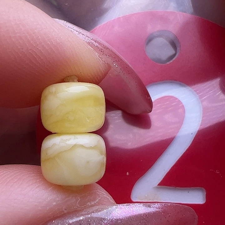 未镶嵌蜜蜡裸石7mm老型