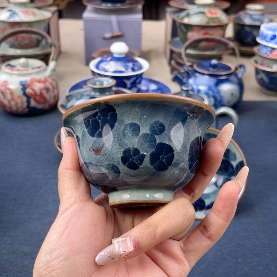 杯景德镇手绘手工茶具