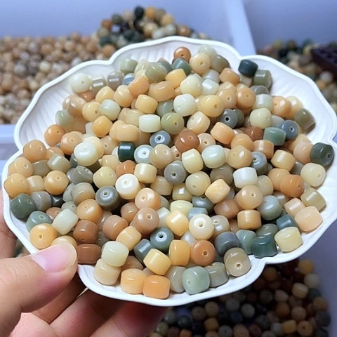 吊坠白玉菩提白玉菩提9多宝经络120颗卡灯牌宠100