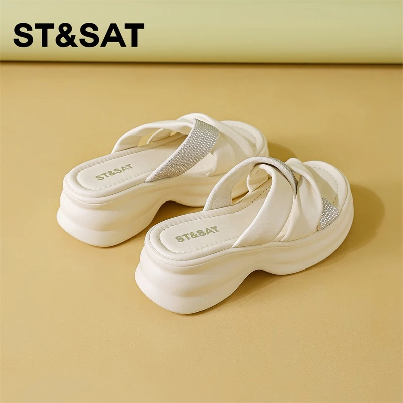 星期六拖鞋女2025夏季新款外穿女款女士超火爆款一字拖凉拖鞋凉拖