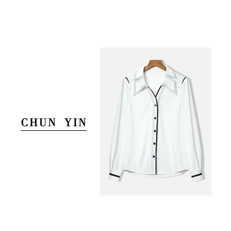 【蜜糖honey】原创设计·高定品质 衬衫上衣31499(墨茹)