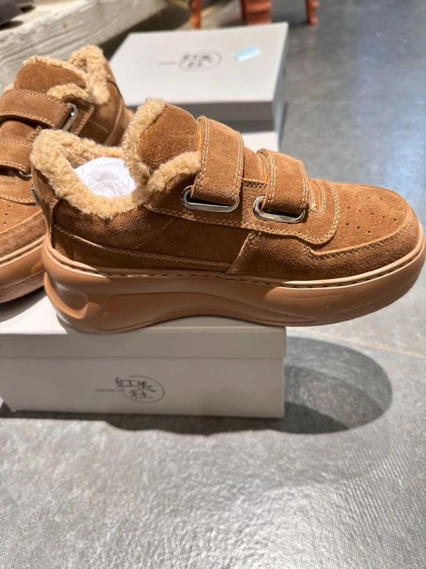 魔术贴保暖时尚休闲鞋鞋子运动鞋时尚皮鞋雪地靴高帮女鞋