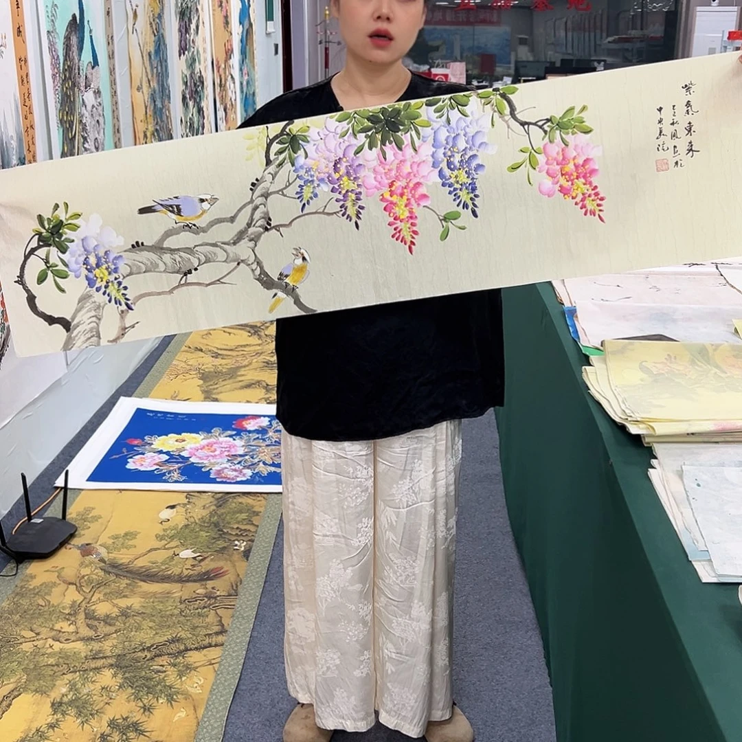 国画宣纸国画纯手绘作品