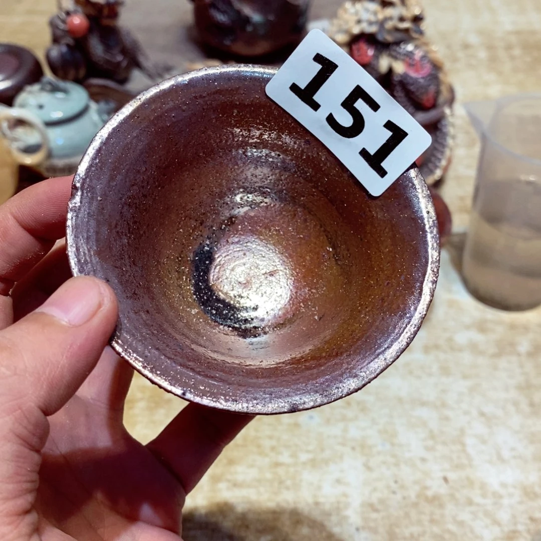 柴烧茶具陶瓷杯子