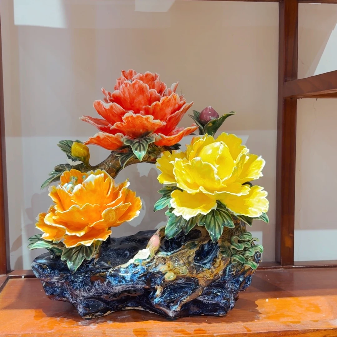 陶瓷36高牡丹花陶瓷