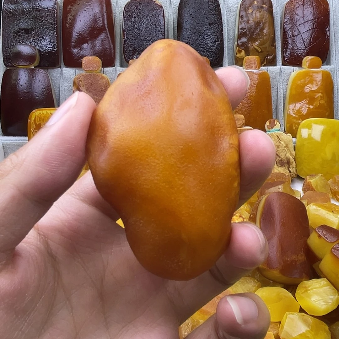 未镶嵌定制琥珀全皮