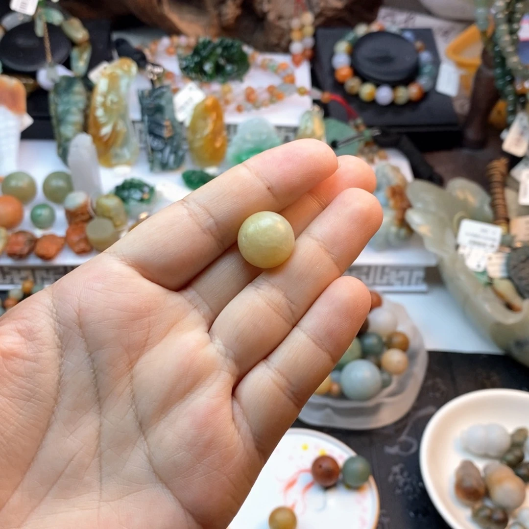 未镶嵌手串翡翠?*单卡14