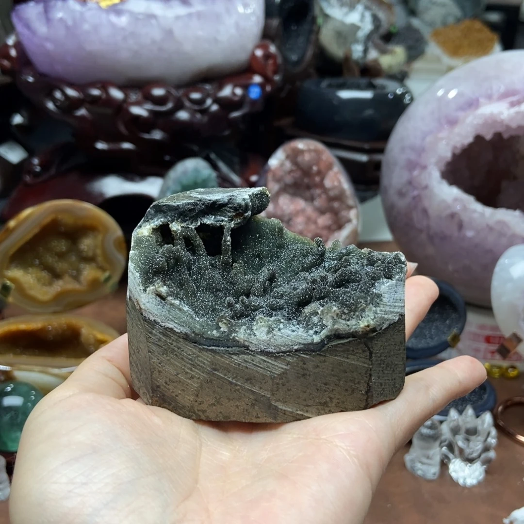 紫晶摆件未镶嵌水晶