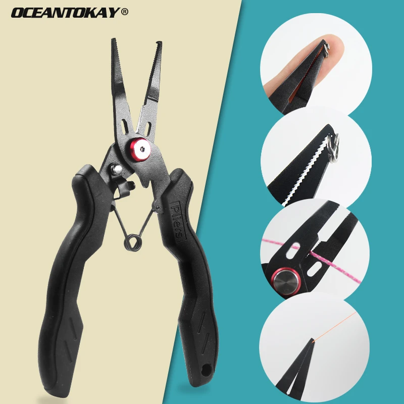 【开小环专用】多功能路亚钳海钓开口钳一体式非拼接