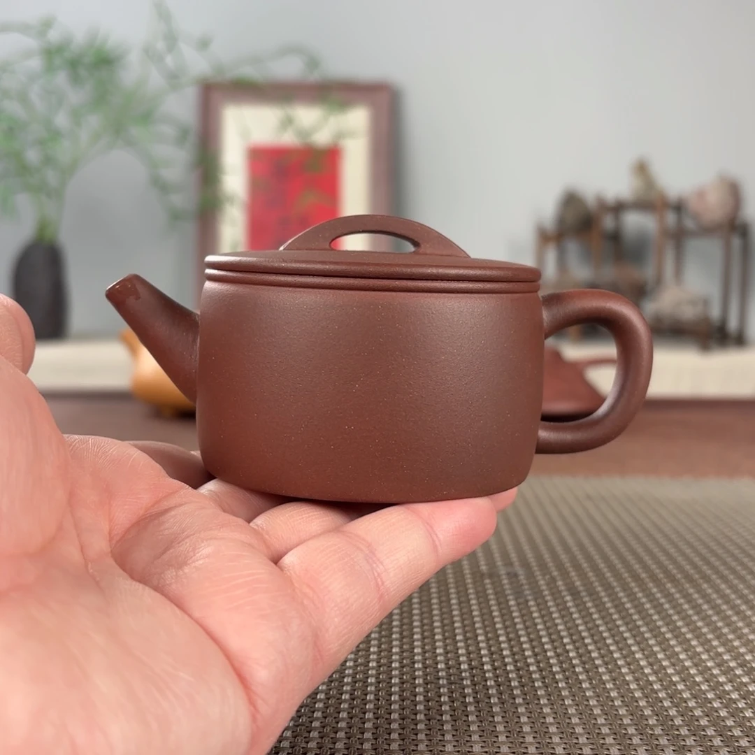 紫砂茶壶黄龙山原矿紫砂壶150