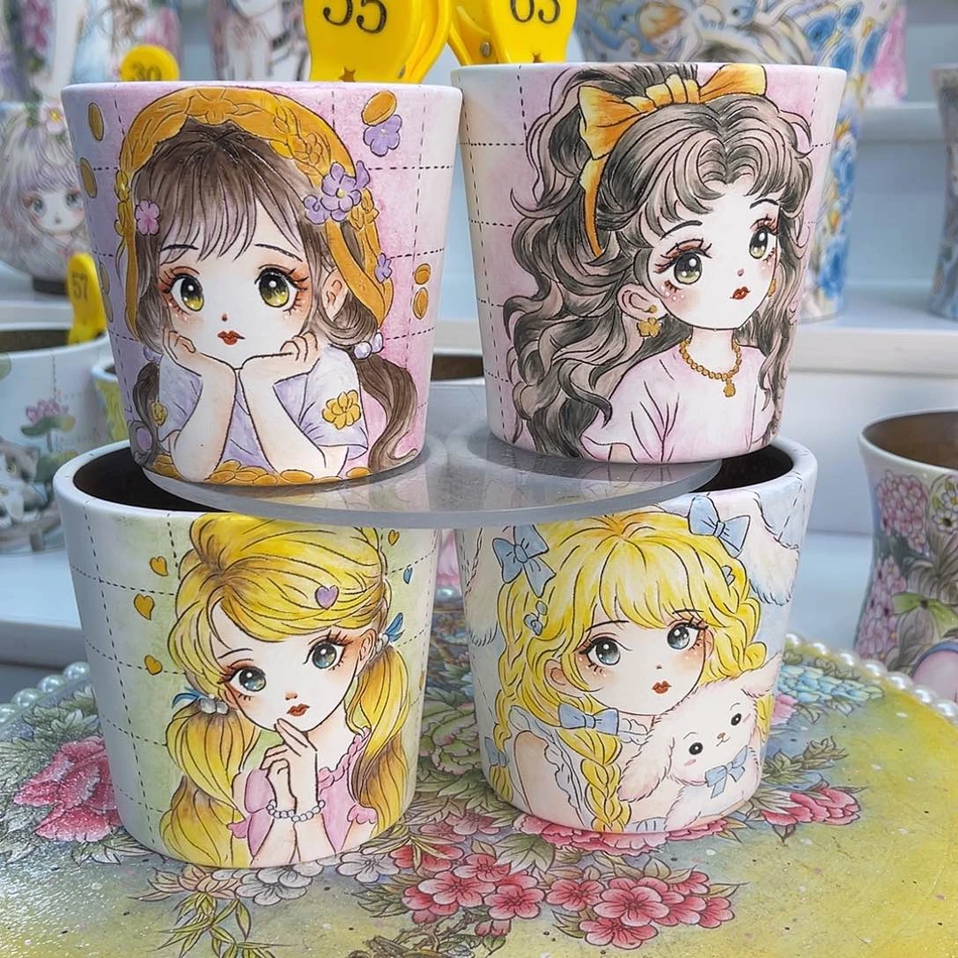 伊***）薄雾花盆一物一拍
