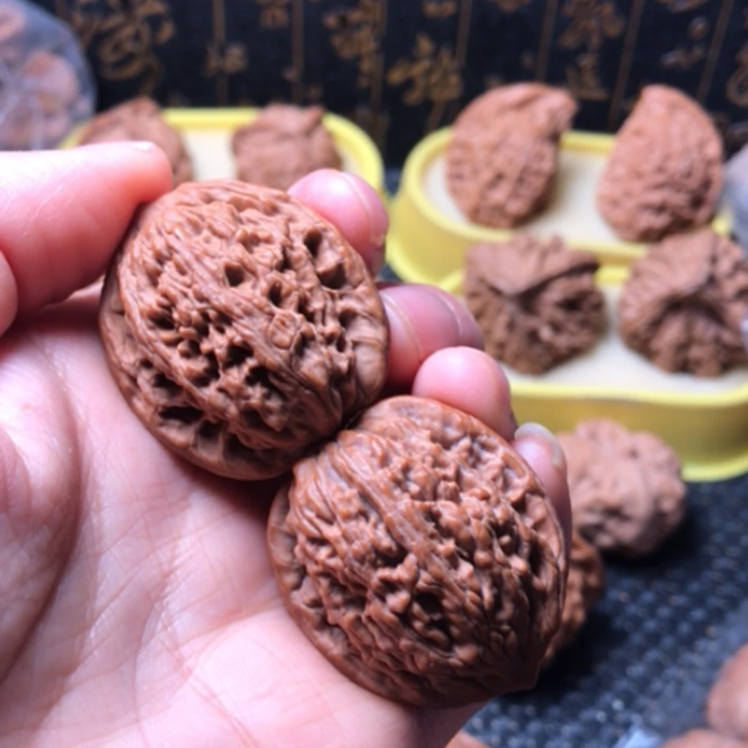 【闪购商品】摆件核桃军*文玩虎头