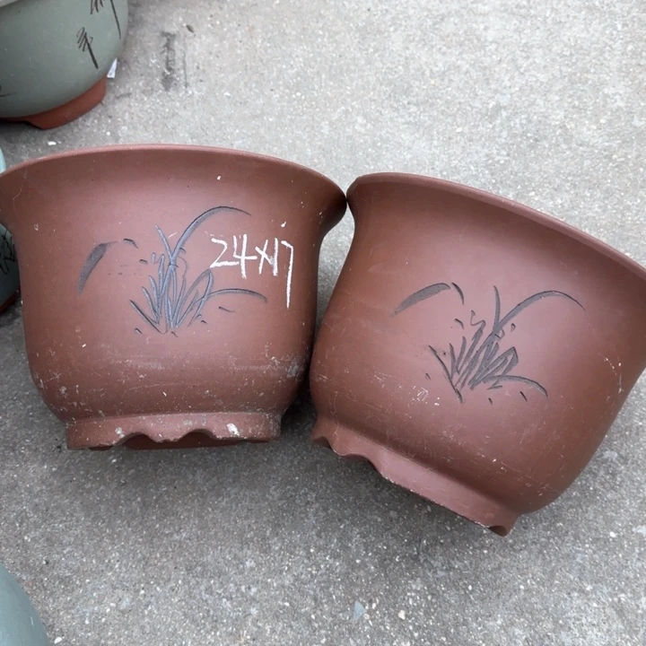 紫砂花盆特价清仓