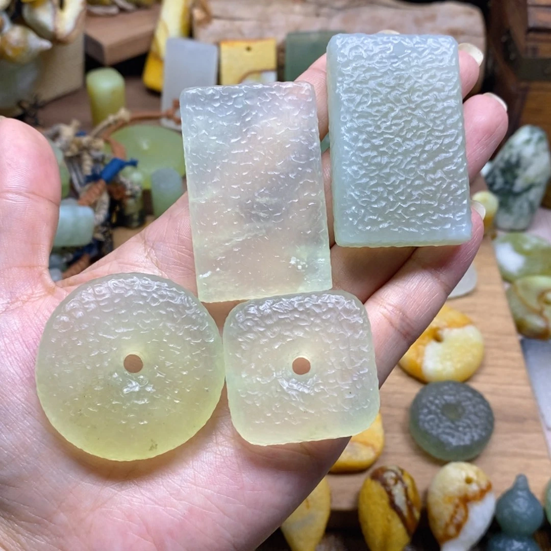 未镶嵌岫玉纯天然爱****差