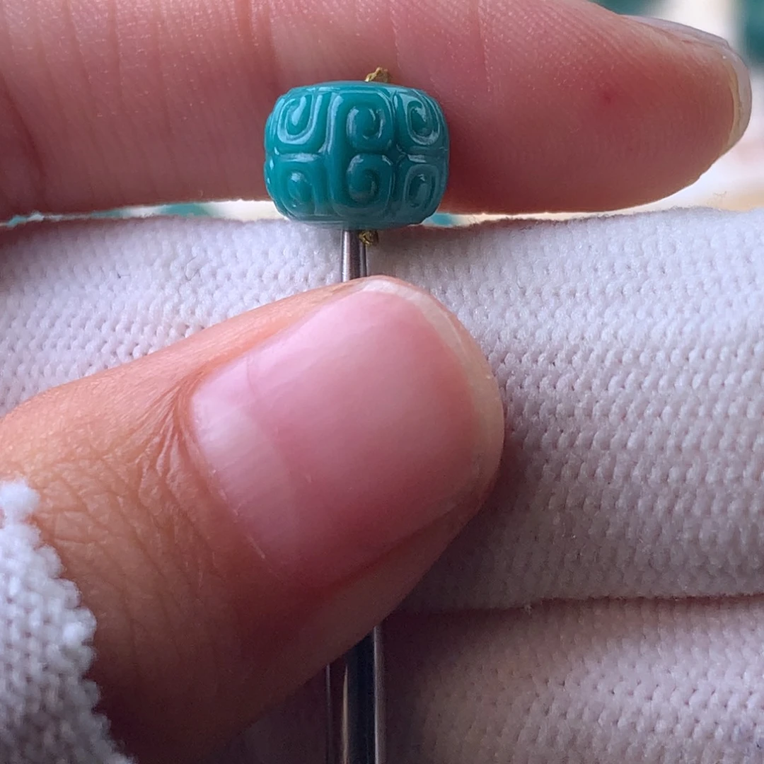 绿松石未镶嵌配饰蕊8.8*6.9