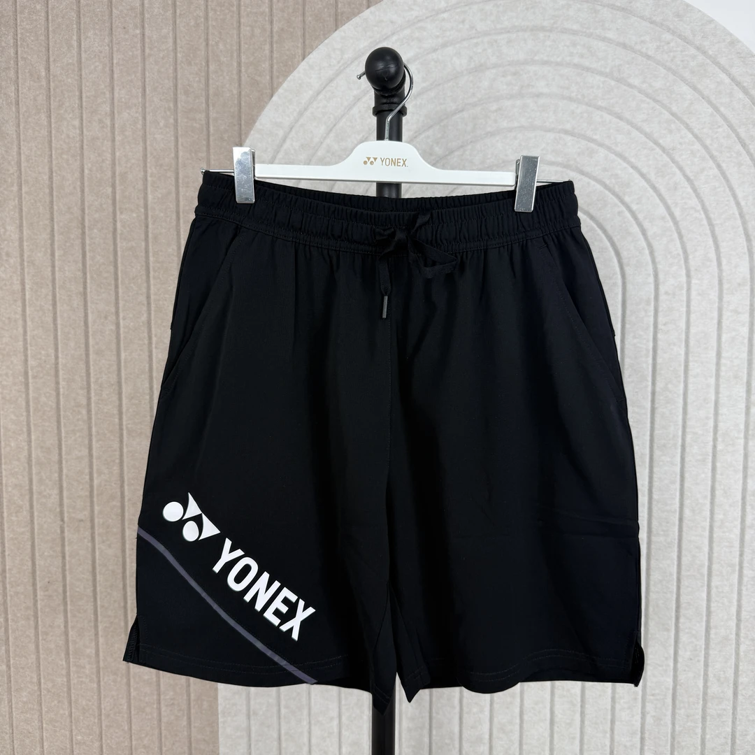 YONEX/尤尼克斯2025新款羽毛球服男款短裤五分运动裤