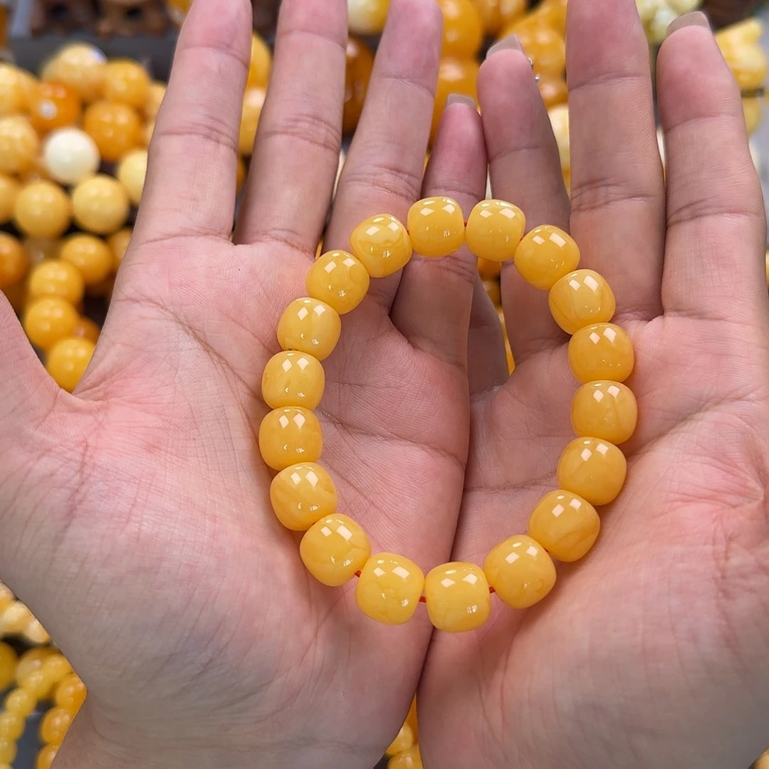 蜜蜡未镶嵌珠宝奇石同料13mm