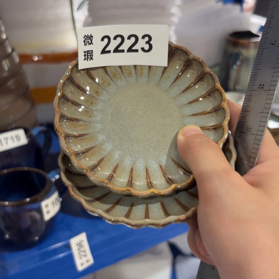 陶瓷废****～2223 微瑕陶瓷餐具2个