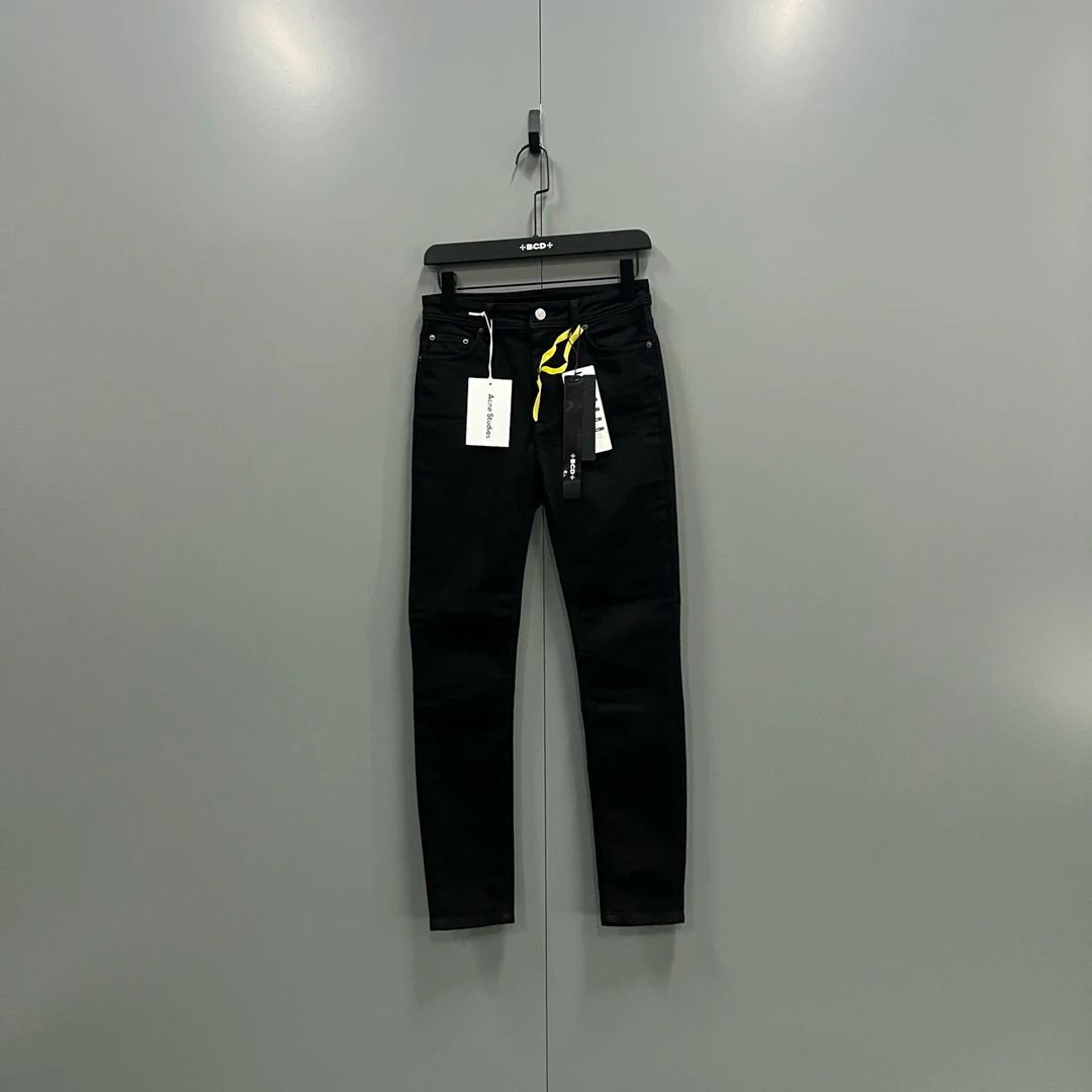 99新 maje ts Acne Studios 黑色修身牛仔裤 27码/305617