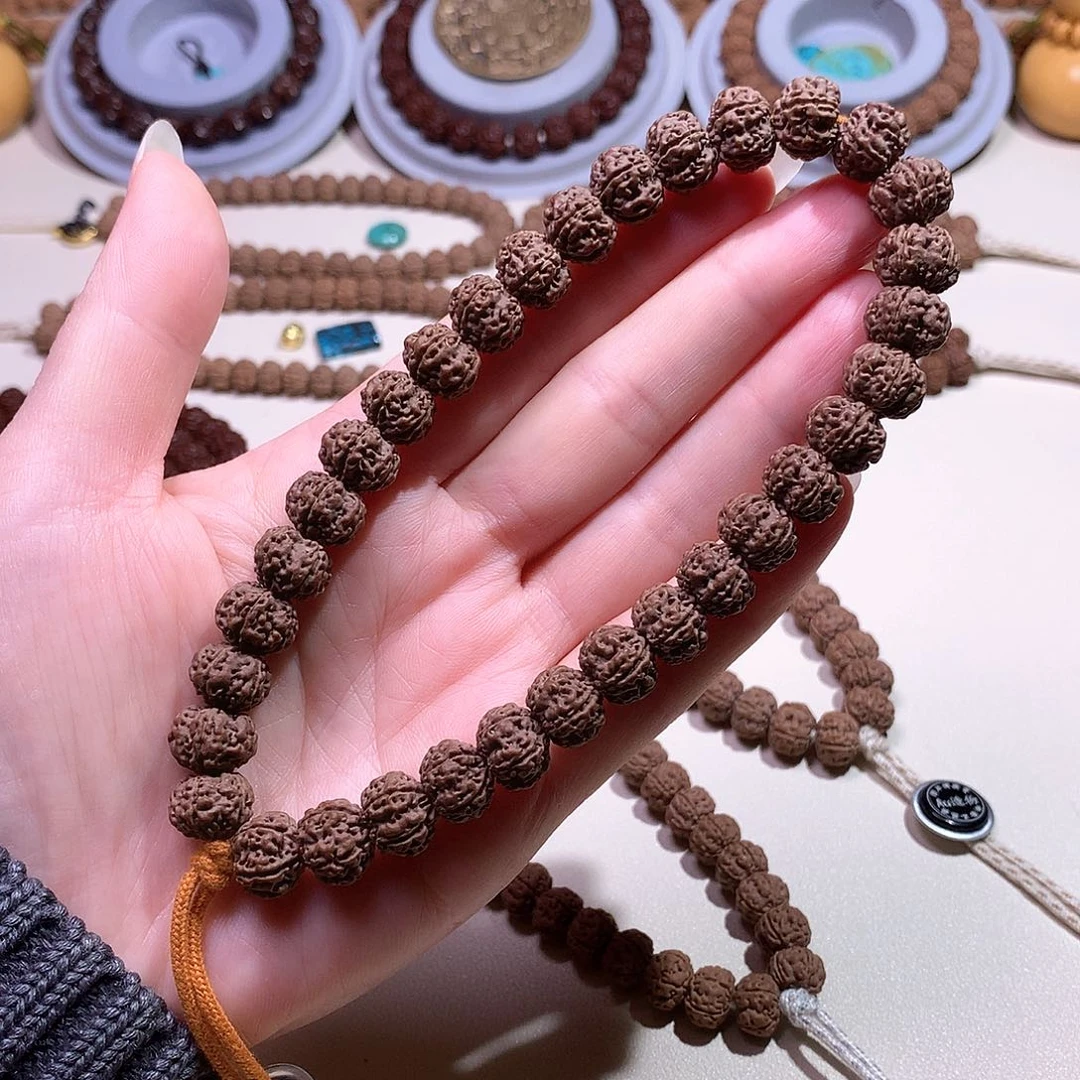 吊坠文玩核桃老树虎抓梅花