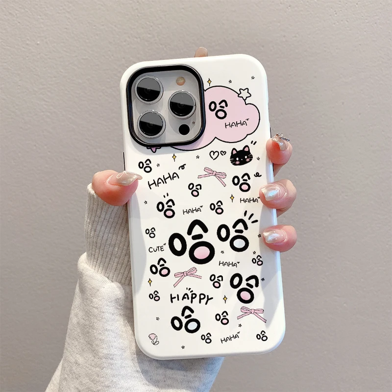 搞怪趣味哈哈哈适用苹果16promax手机壳新款iPhone15国潮文字个性