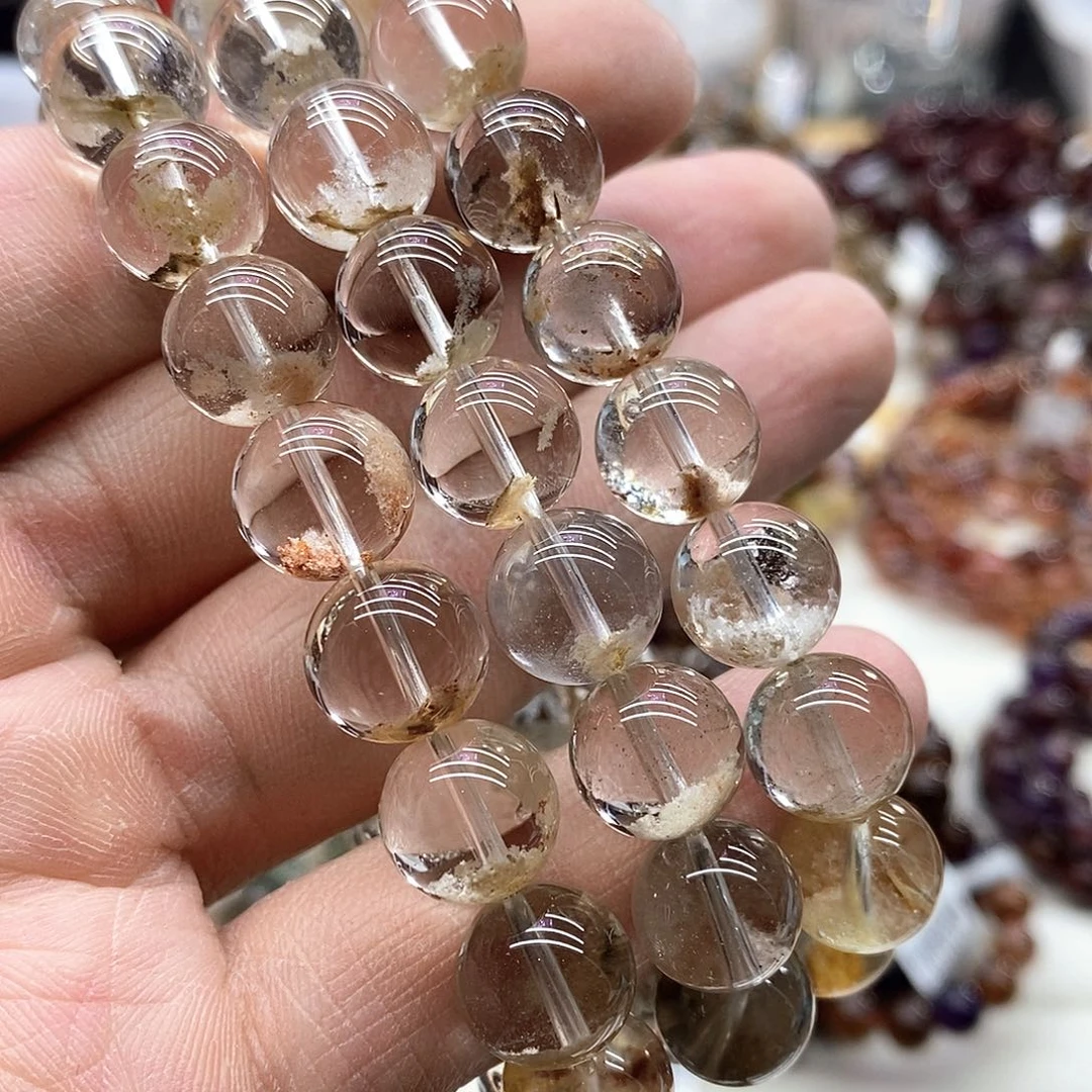 水晶手串未镶嵌多样性发货发一条