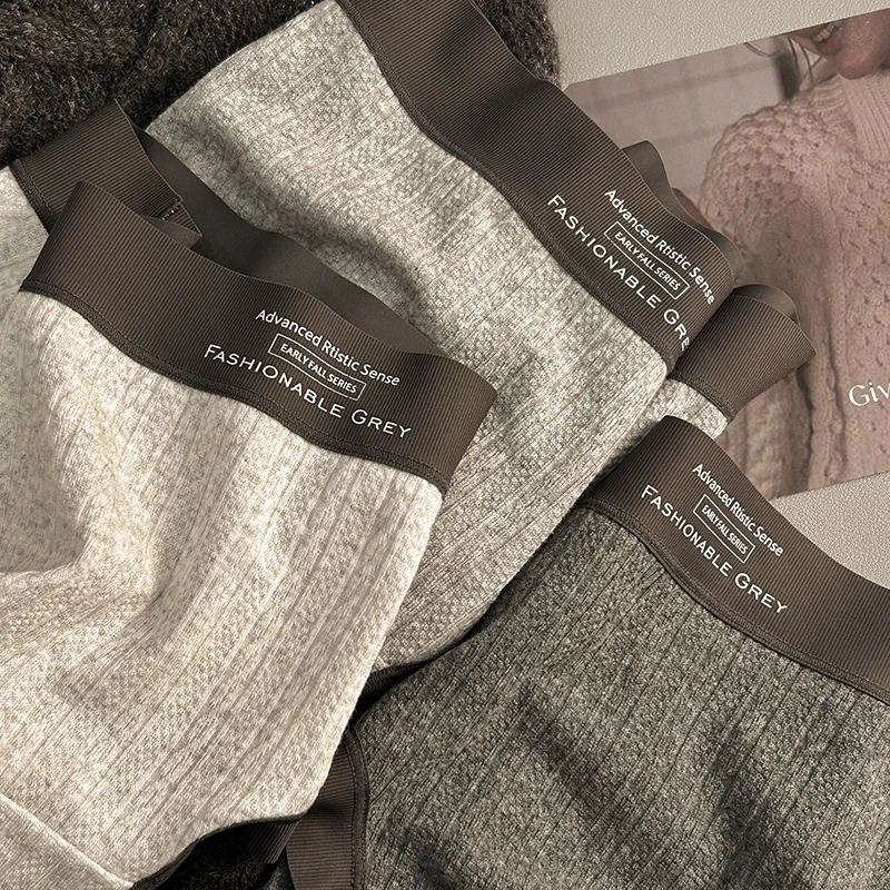 格雷灰色系运动风纯棉7A抑菌少女中腰内裤包臀女士三角裤透气女生