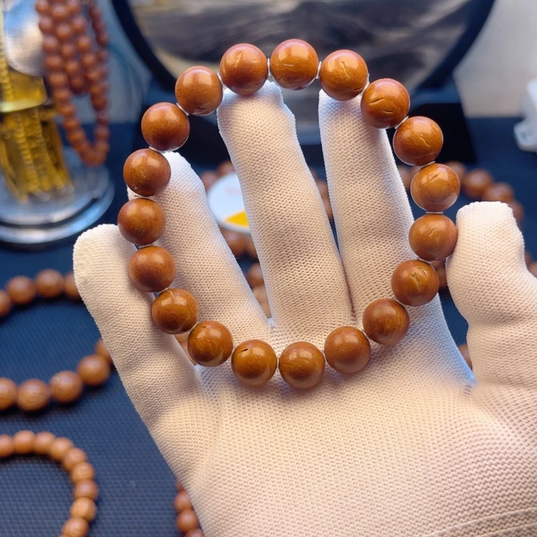 桃核手串12尺寸龙纹野生桃核