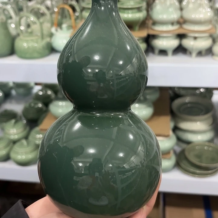 龙泉云间青瓷小米茶器