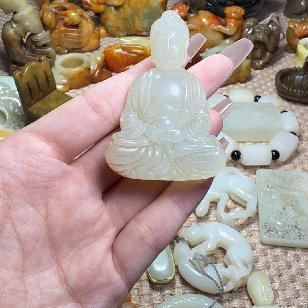 白玉菩提吊坠挂件