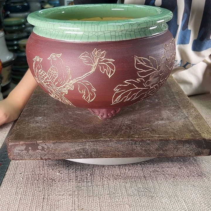 泳坤堂石湾盆陶瓷